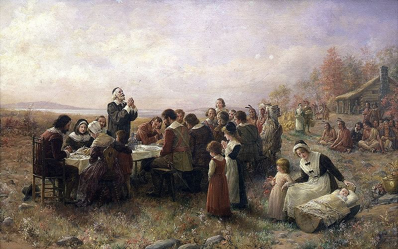 Brownscombe_First Thanksgiving
